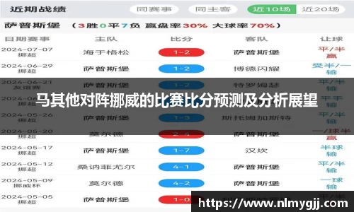 马其他对阵挪威的比赛比分预测及分析展望